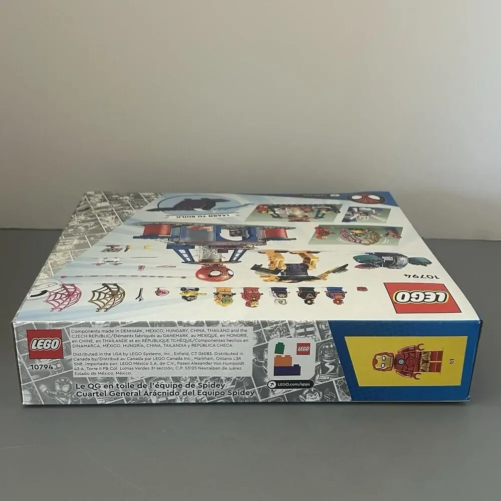 LEGO 10794 Marvel Team Spidey Web Spinner Headquarters Spider-Man 193 pcs NEW
